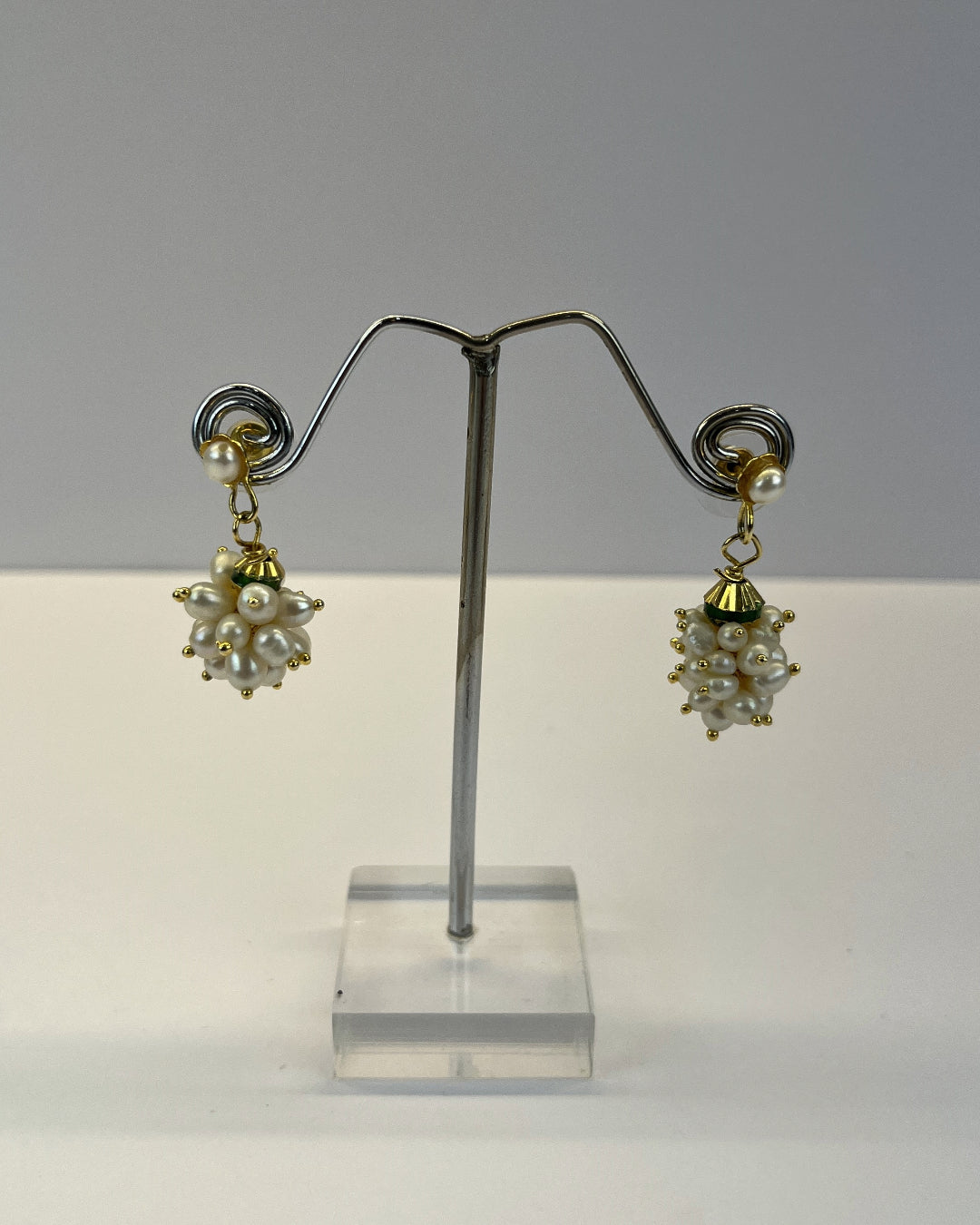 Amazing Hanging Real Seed Pearl Earrings