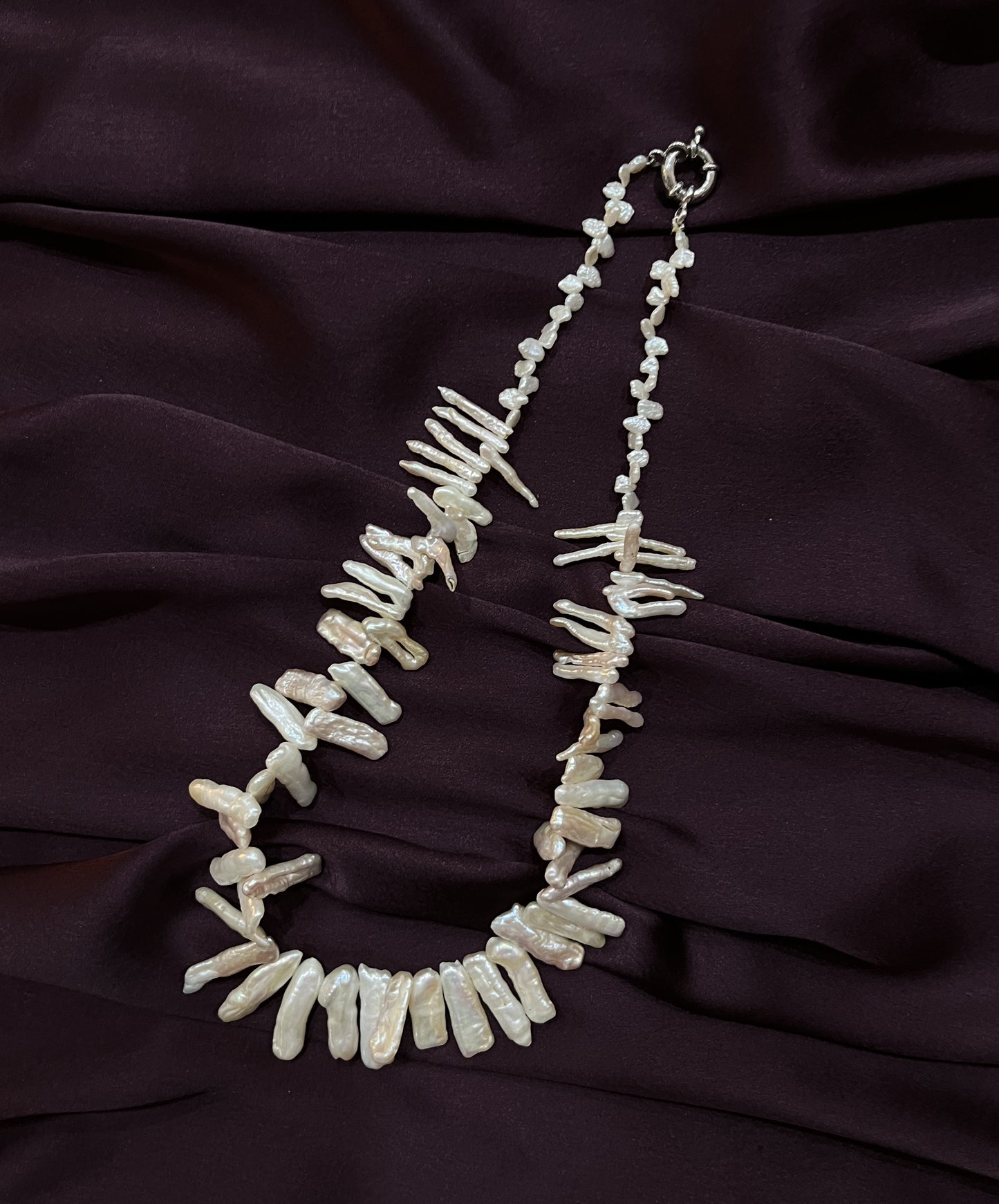 Rosalind - Pink Biwa Pearls Set