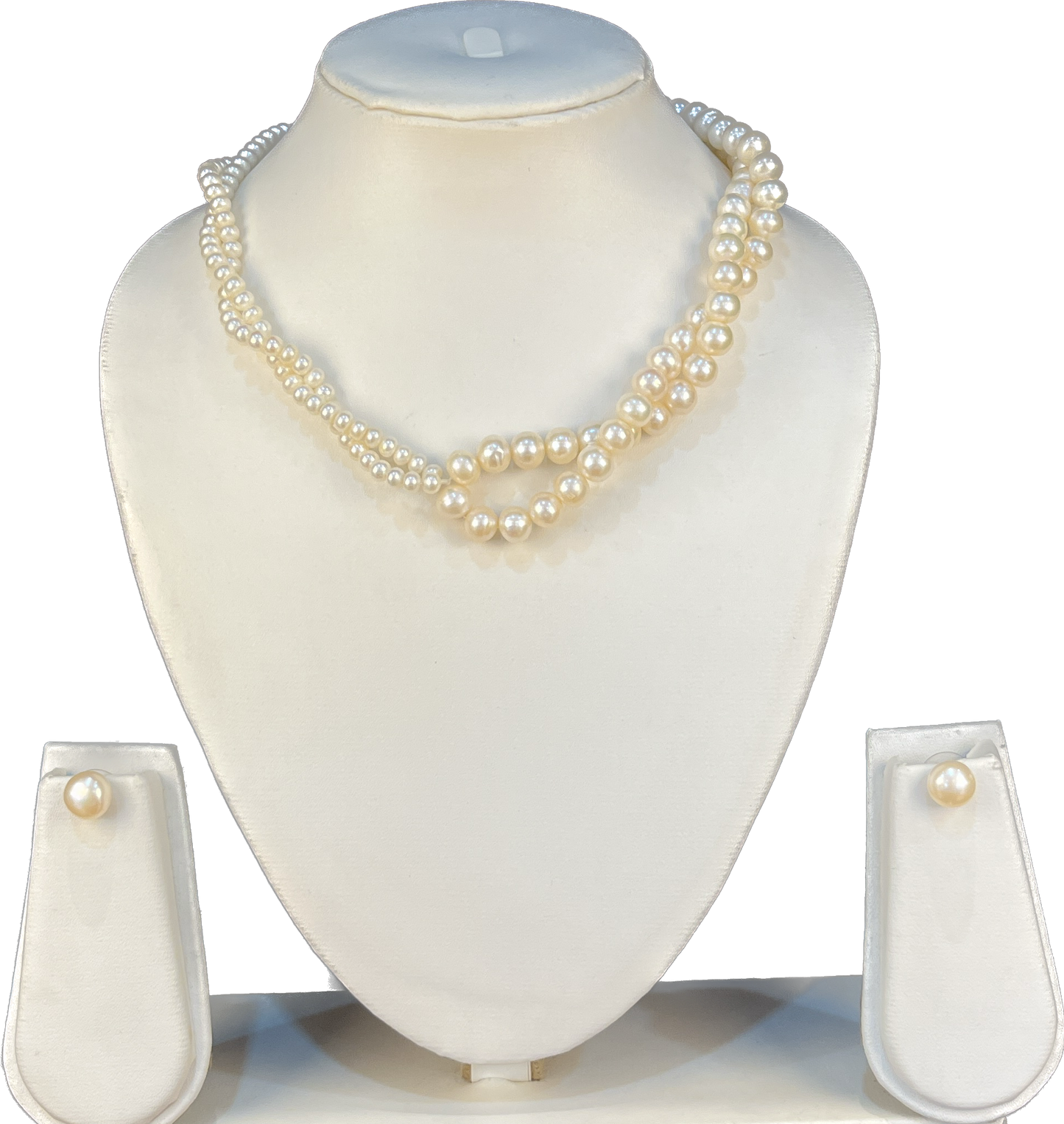 Ellie - Enthralling Confluence of 8 mm and 4 mm pearls in a trendy twisted pattern