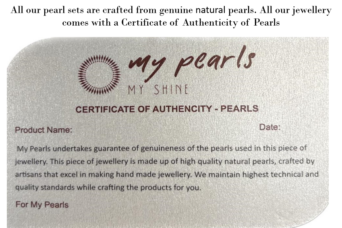 My Pearls Classic 6 mm Pink Pearl Stud Earrings