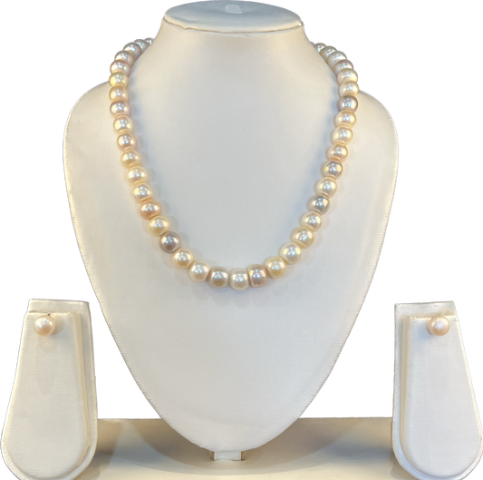 Belvia - Multi Color Bold 11 mm Pearls Set