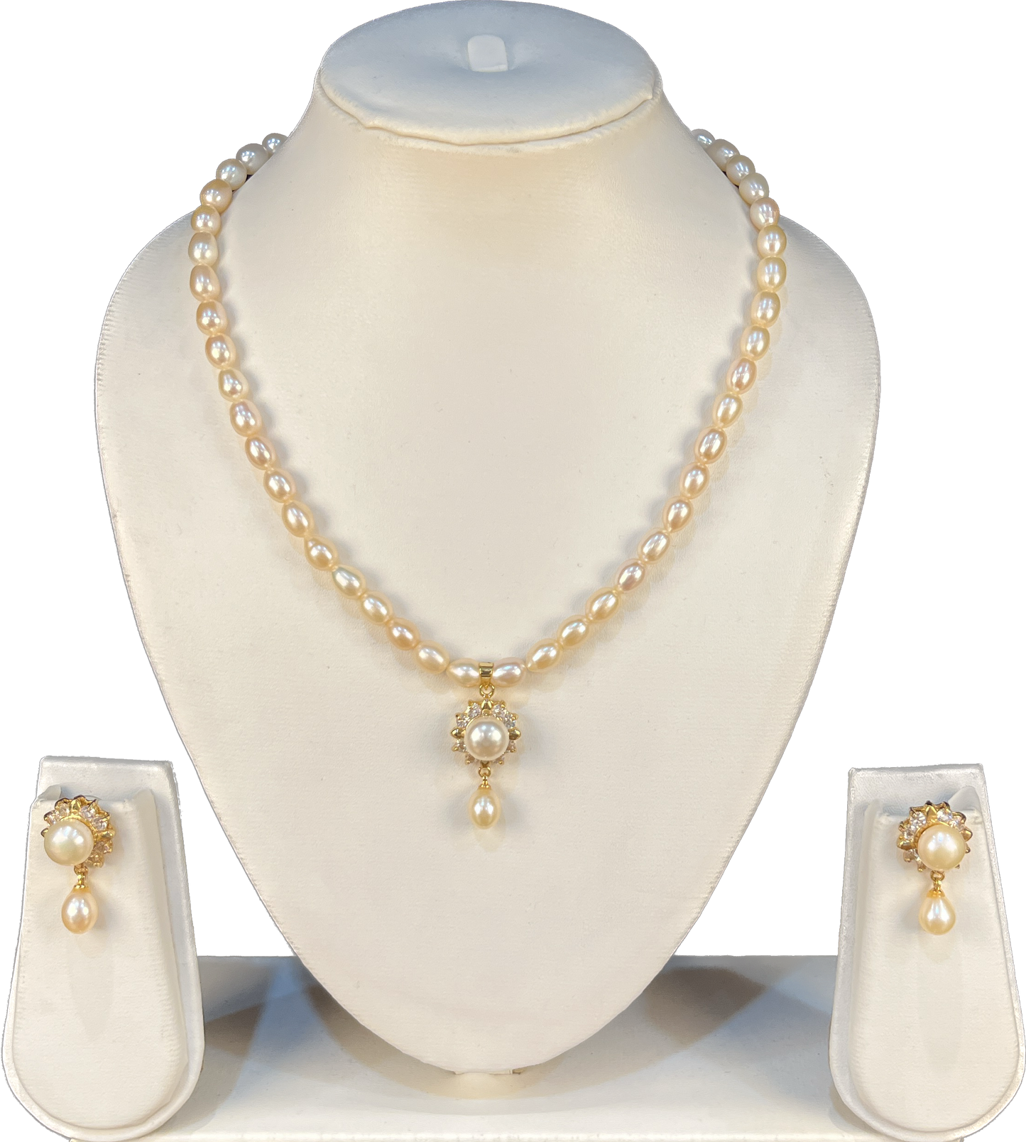 Bliss - 7 mm Pearls Necklace Set
