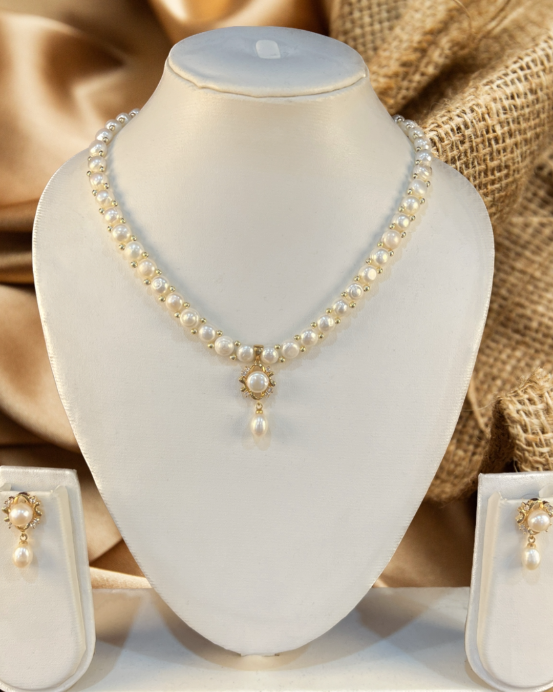 My Pearls Comely Pearl Set with Pendant