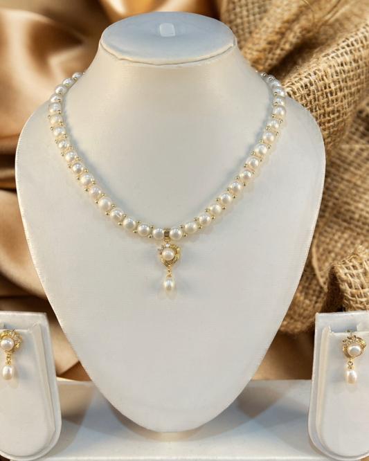 My Pearls Charming Pearl Set with Pendant