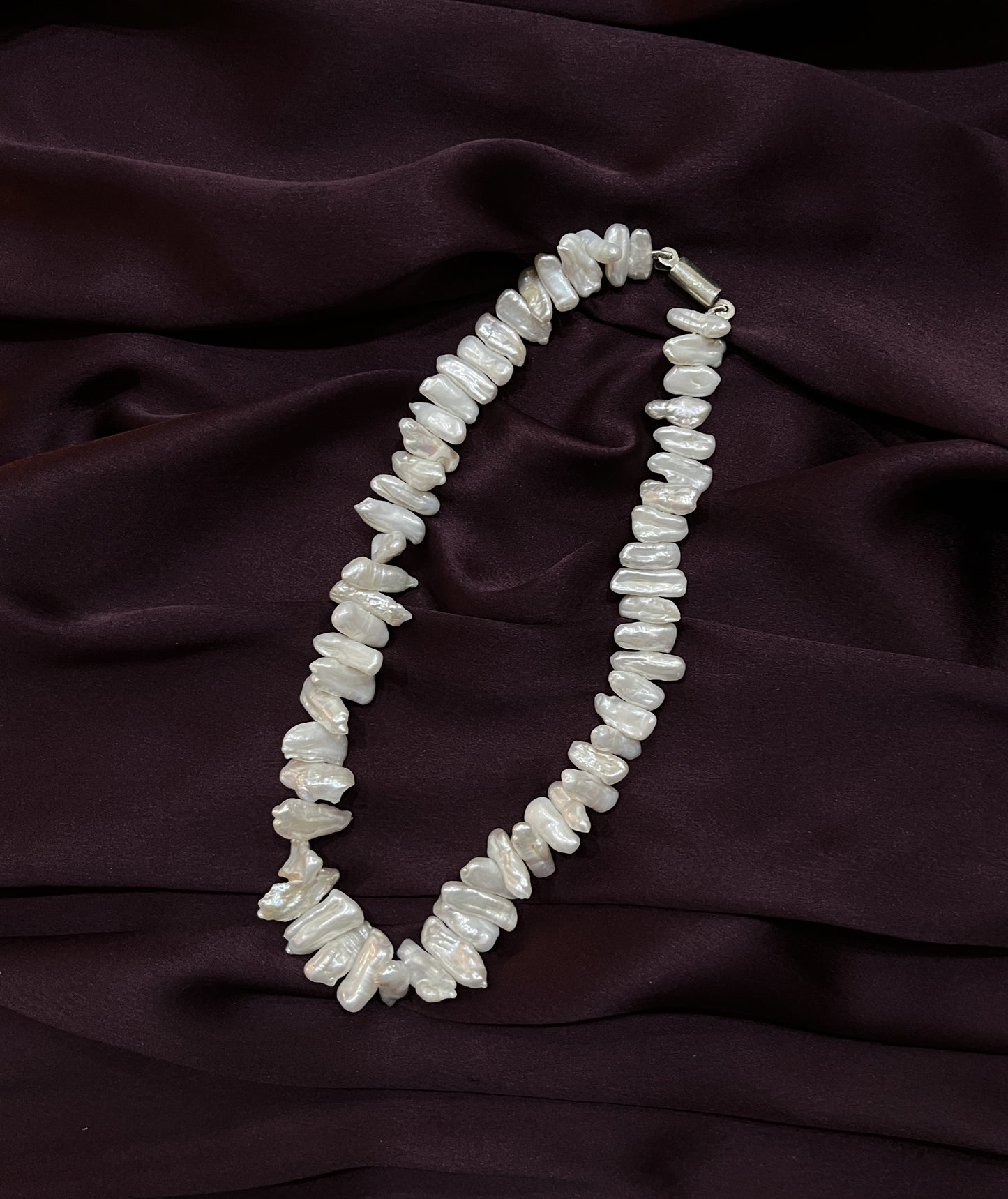 Bellezza - White Biwa Pearls Set