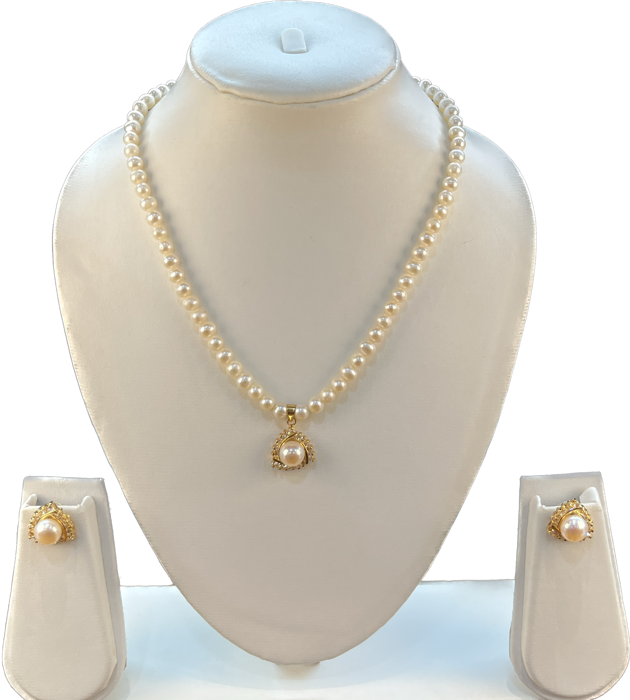 SURAT DIAMONDS 3 Line Multi-Strand Real Freshwater Pearl Necklace For Women  (Sn745) Pearl Metal Necklace Price in India - Buy SURAT DIAMONDS 3 Line  Multi-Strand Real Freshwater Pearl Necklace For Women (Sn745)