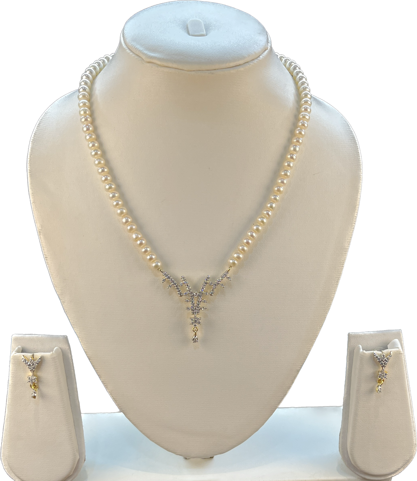 Mohini - Alluring 6 mm Freshwater Pearls Necklace Set