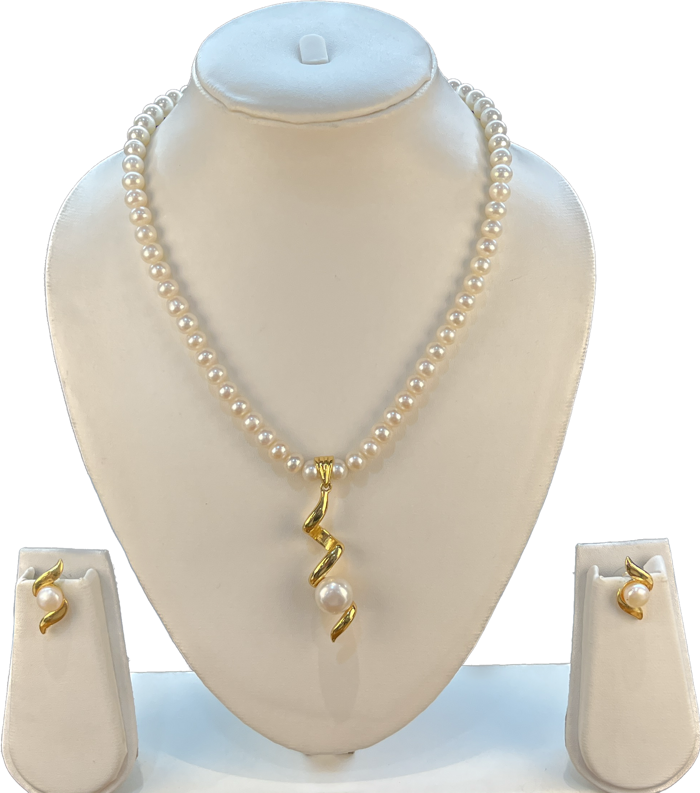 Bella - 7 mm Pearls Necklace Set