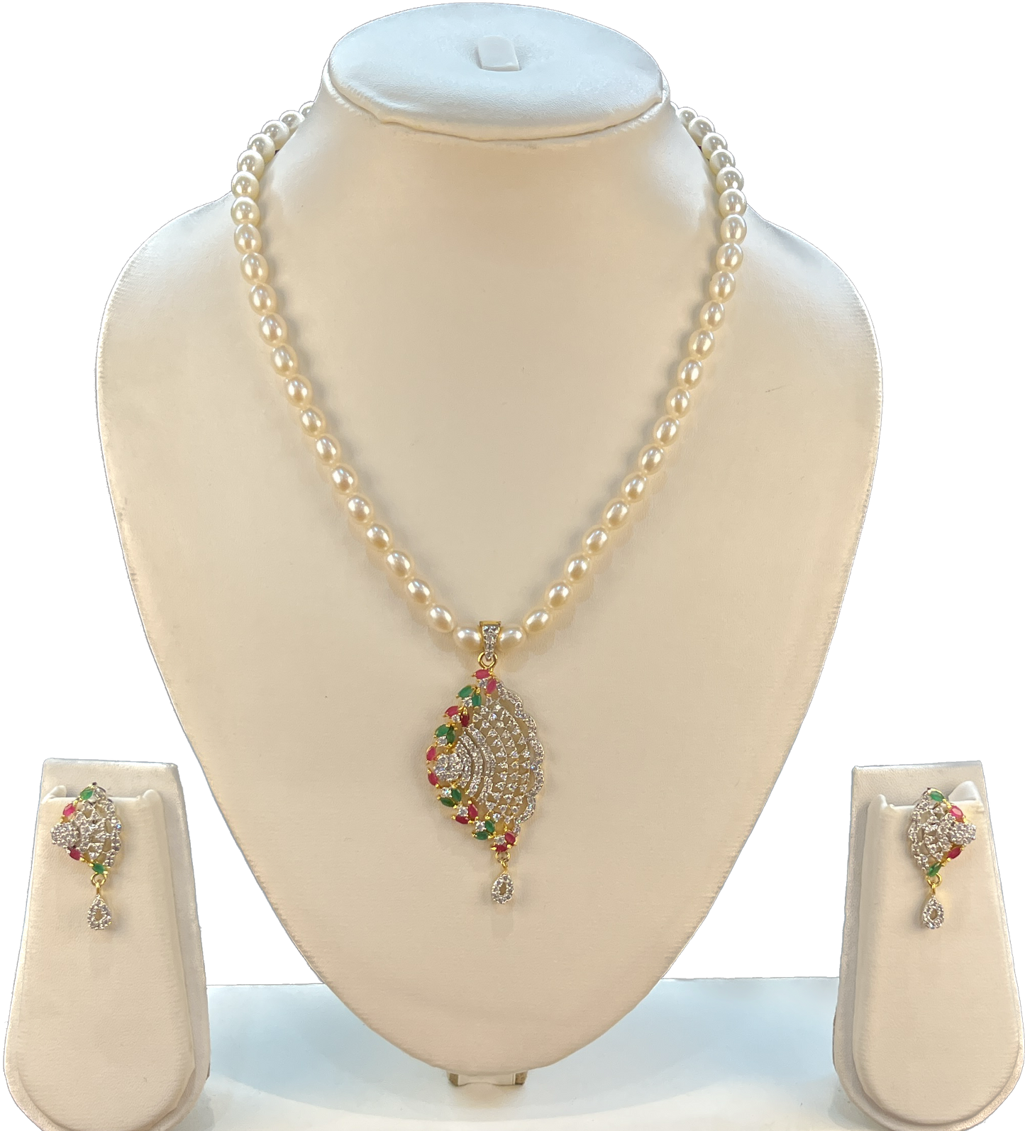 Sudehi - 6 mm Pearls Necklace Set