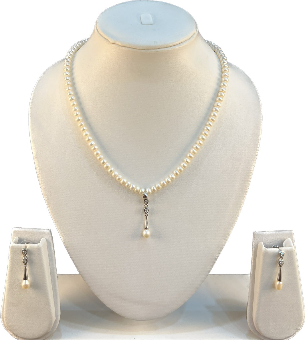 Cutesy Small Pearl Necklace Sets with Pendant – My Pearls