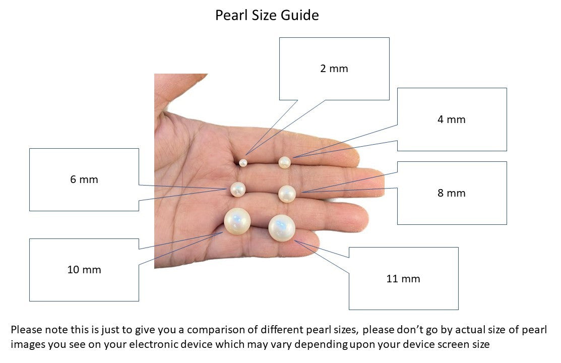 Rose - 7 mm Pearls Necklace Set